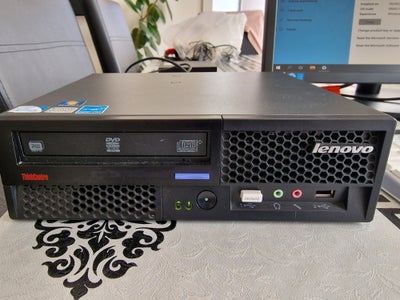 Lenovo, Thinkcentre M58, 2.700 Ghz, 4 GB ram, 250 GB harddisk, Perfekt, Perfekt stand. 
Lenovo think