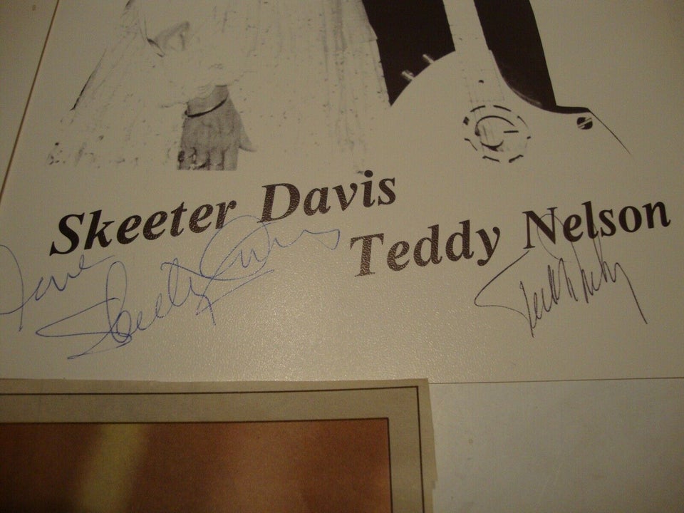 LP, TEDDY NELSON, " LPèr med Teddy Nelson m. autografer og