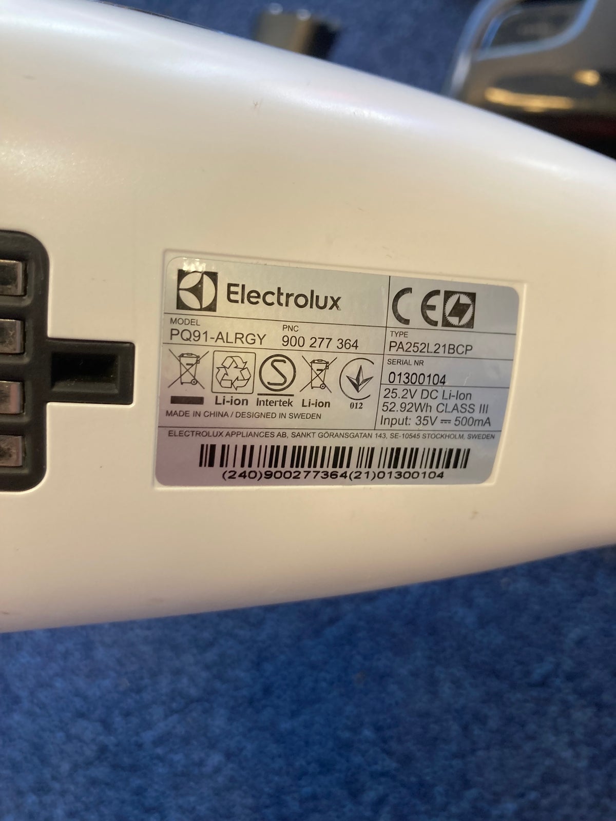Støvsuger, Electrolux Pure Q9, 90 watt
