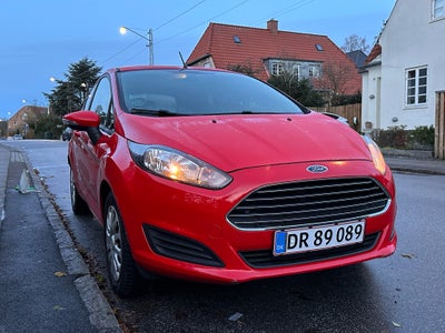 Ford Fiesta, 1,0 65 Titanium, Benzin, 2014, km 152000, rød, træk, klimaanlæg, aircondition, ABS, air