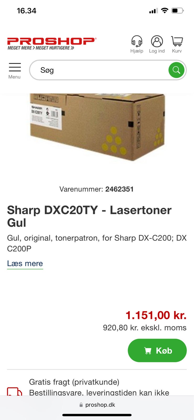 SHARP Lasertoner