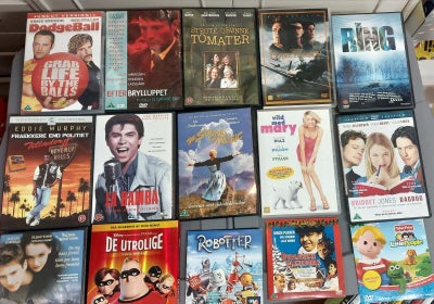 DVD, andet, Blandede genrer, komedie, drama, gys, thriller, familie, tegnefilm, animation

Alle i go