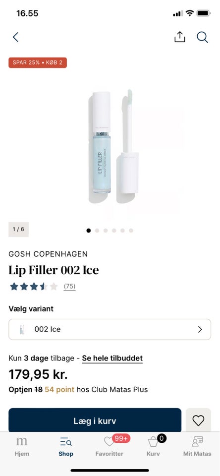 Ansigtspleje, LIP FILLER, GOSH