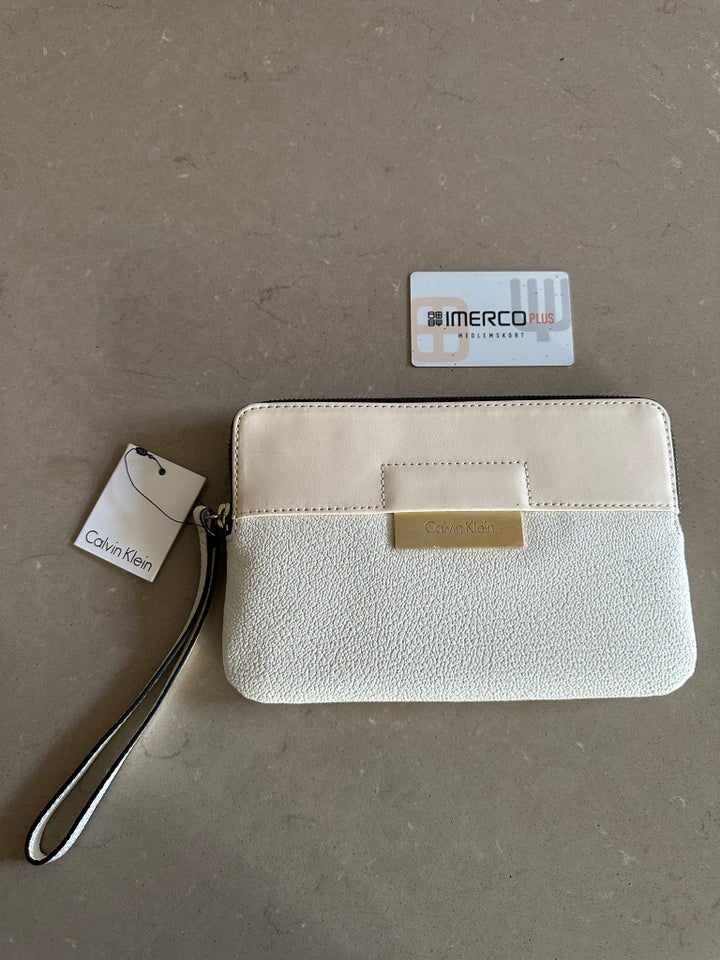 Clutch, Calvin Klein, læderlook