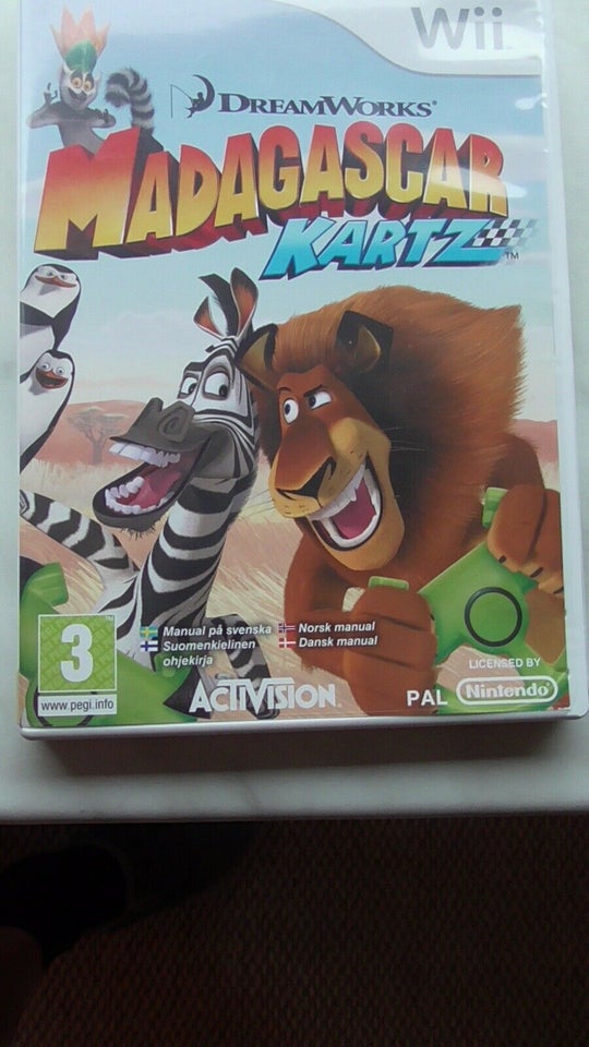 Madagacar kartz, Nintendo Wii, adventure