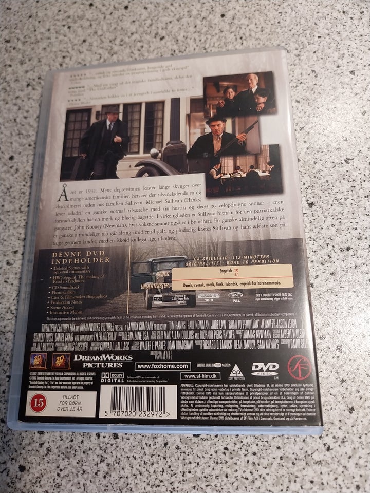 Vejen til Perdition, DVD, drama