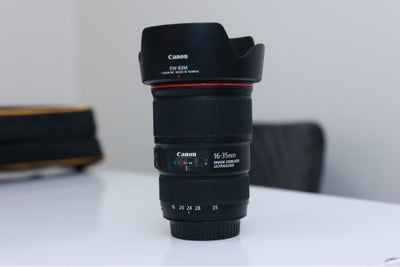 Canon EF 16-35mm L F4 IS , Canon, L USM, Perfekt, Super skarpt objektiv med fast blænde på F4 i frem