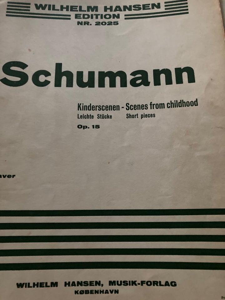 Gamle nodehæfter, Schumann