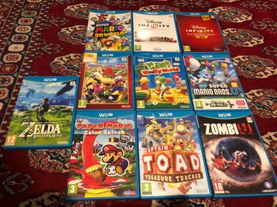 Zelda, Yoshi, Paper Mario Party 10, Nintendo Wii U, 

Nintendo Wii U Spil: BEMÆRK spillene er til wi