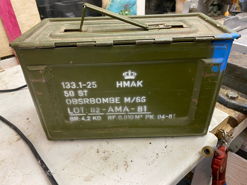 Andre samleobjekter, HMAK ammunitionskasser