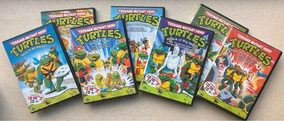 Tegnefilm, HELE SERIEN - Teenage Mutant Ninja Turtles