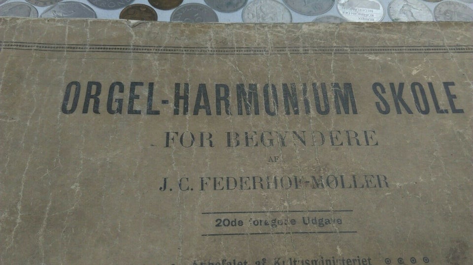 Orgel noder, Orgel harmonium skole for begyndere