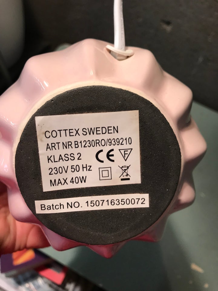 Anden bordlampe, Cottex Sweden