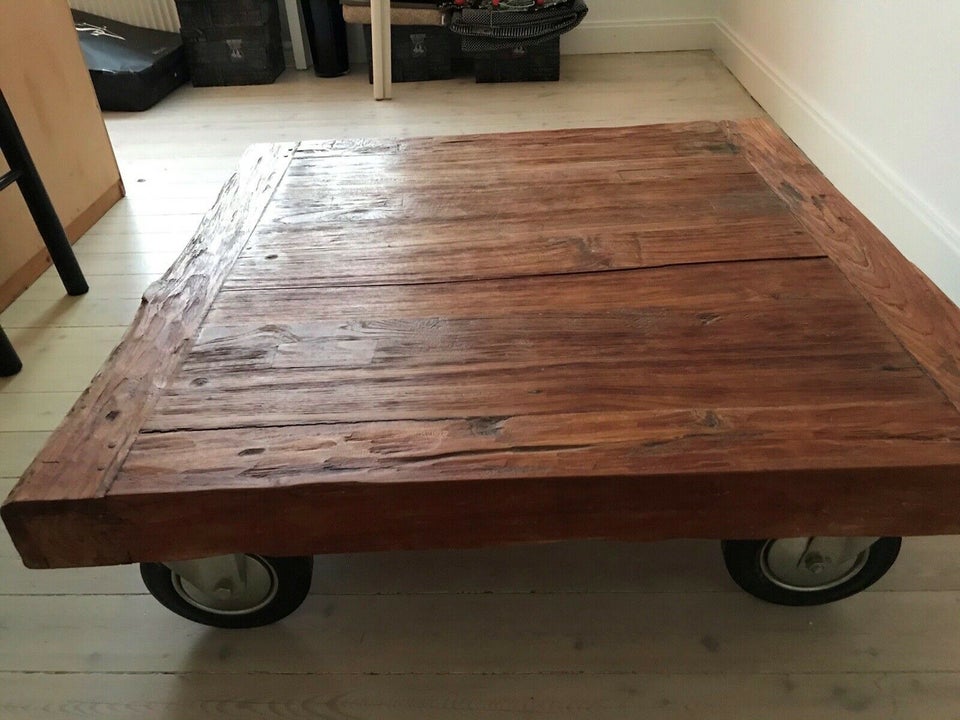 Sofabord på hjul i massivt Hill Street – dba.dk – Køb og af Nyt og Brugt