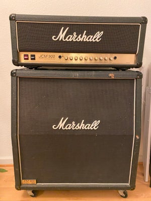 Guitarforstærker, Marshall JCM 900 100W Head med 4x12 1960A Kabinet, 100 W, Marshall JCM900 100W Hea