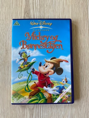 Mickey og Bønnestagen (guldnummer 9), instruktør Walt Disney, DVD, tegnefilm, Mickey og Bønnestagen 