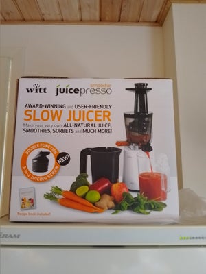 Juice presser /slow juicer-E, Witt  WJPW-E, Maskinen fremstår som ny i original emballage og medfølg
