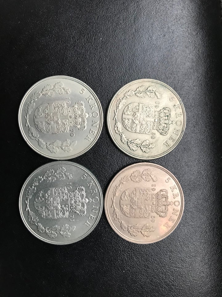 Danmark, mønter, 5 kr