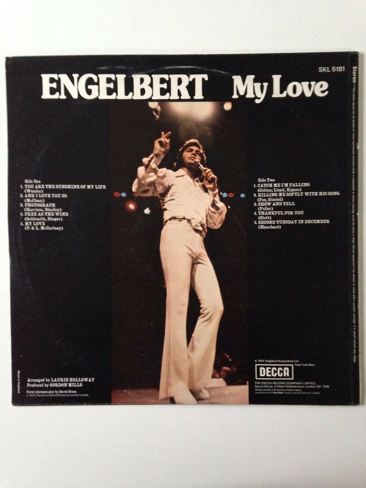 LP, Engelbert Humperdinck, My love