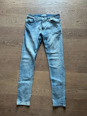Jeans, Just Junkies, str. 34, Lyseblå, 94% bomuld 5% polyester 1% elastan, God men brugt, Lyseblå je