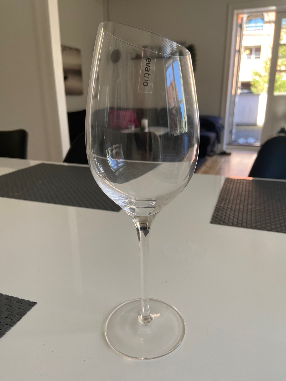 Glas, Eva trio rødvinsglas sælges. Aldrig brugt. , Eva skrå kant – dba.dk – Køb og Salg af og Brugt