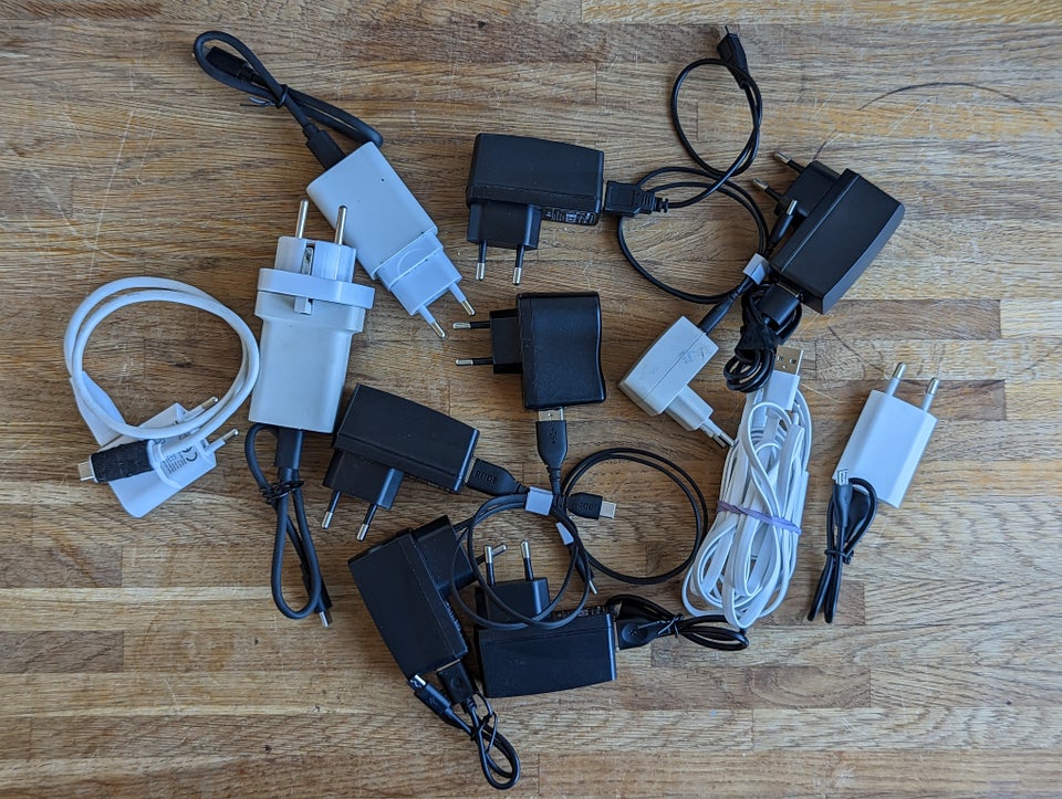 Oplader, USB - C, Micro USB opladere – dba.dk – Køb Salg af og Brugt