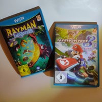MarioKart 8 og Rayman Legends , Nintendo Wii U, racing