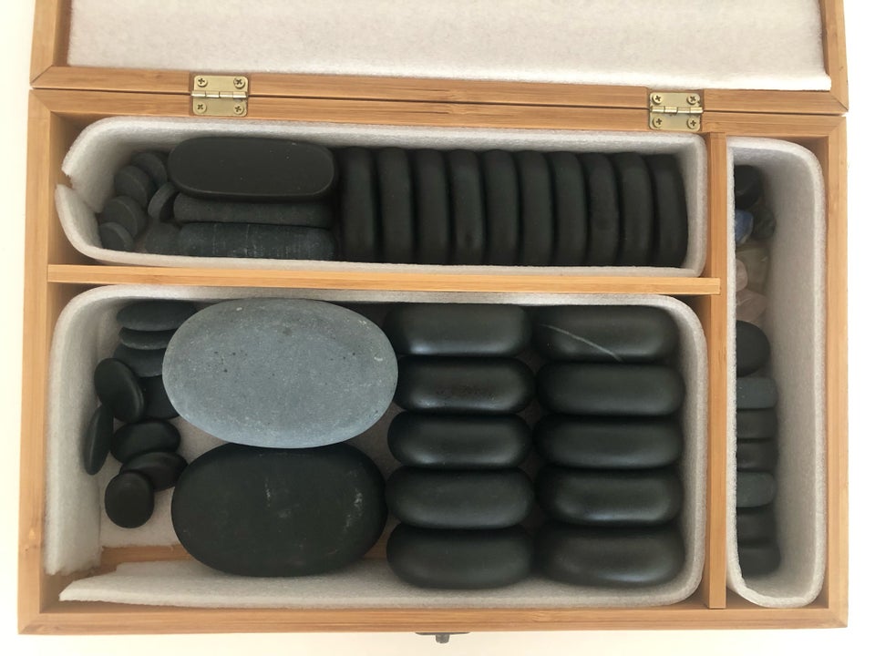 Massage, Hot Stone varmer og basalt Hot Stone