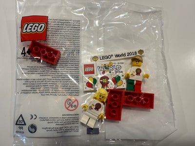 Lego andet, LEGO World 2018, LEGO World 2018 sæt i uåben polybag - en af de røde klodser har print O