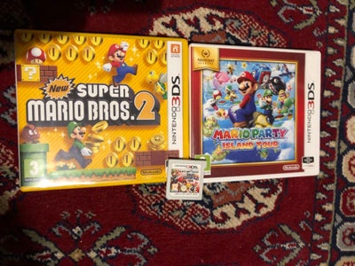 New Super Mario Bros 2, Mario Party, Smash Bros, Nintendo 3DS, New Super Mario Bros 2: 125 kr
Mario 