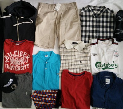 Blandet tøj, ca. 15-16 år (mest str. L og XL), Nyt og brugt, str. findes i flere str., Shorts (ubrug