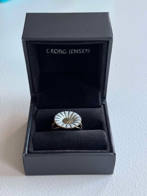 Ring, guld, Georg Jensen, Georg Jensen DAISY ring (stor) 
Brugt meget få gange. 
Sterlingsølv belagt