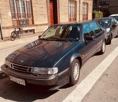 Saab 9000, 2,0 CDE, Benzin, 1994, km 176000, mørkeblå, træk, aircondition, ABS, airbag, alarm, 4-dør