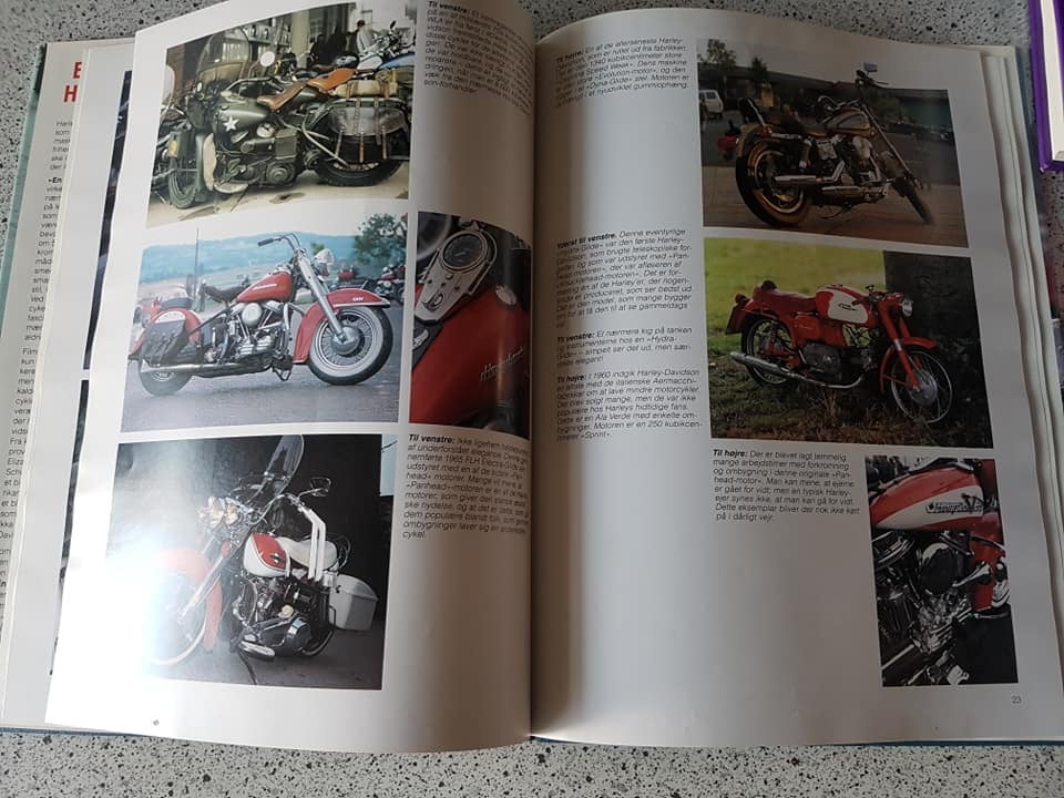 Harley Davidson bøger stk pris , emne: motorcykler