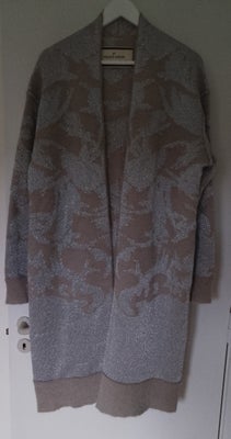 Sweater, By Malene Birger , str. 38, Beige/sølv, Se foto, God men brugt, Så flot lang sweater/cardig
