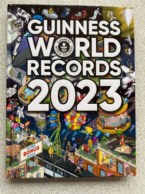 Guinness world rekords 2023, anden bog, Ny. Sælges for min datter som ønsker 50kr til sin opsparing