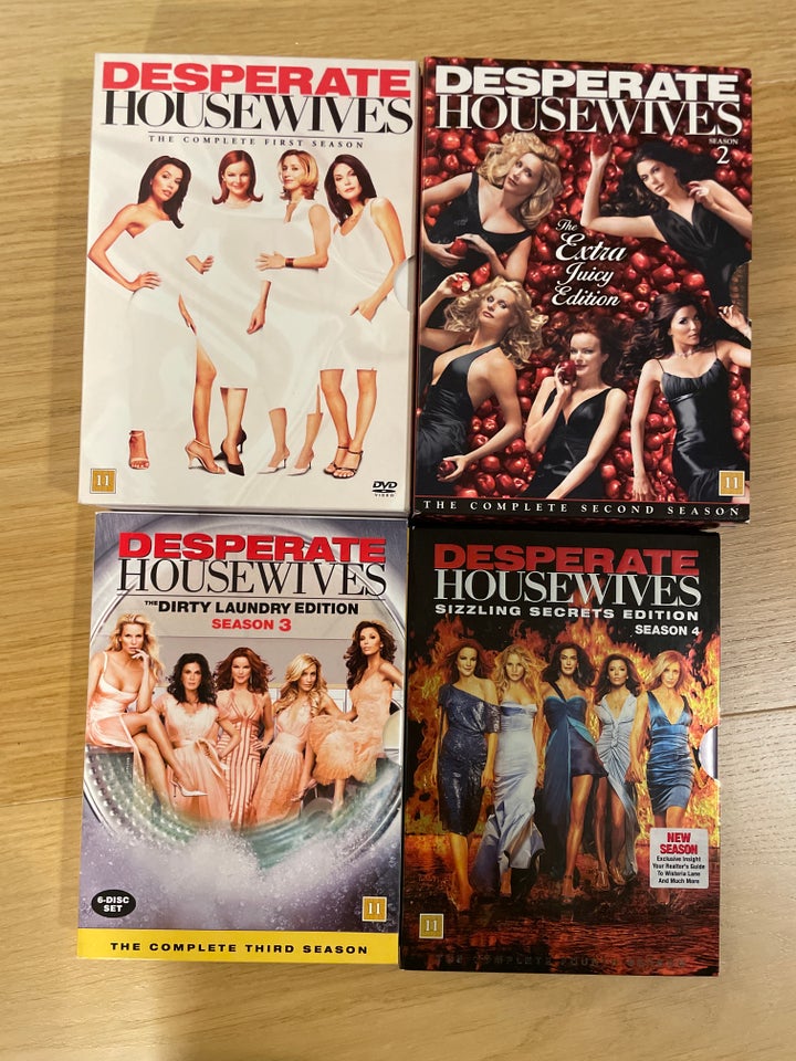 Desperate Housewives, sæson 1-4, DVD