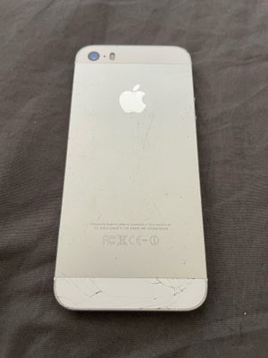 iPhone 5S, 8 GB, aluminium, Defekt, Defekt, kan ikke lade

Ødelagt skærm og bagside