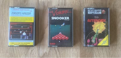 Spil samling til VIC20, Commodore VIC 20, Diverse spil på kassette til Commodore VIC 20.

Fælles for