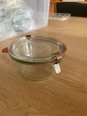 Andet, Sylteglas, 19 stk sylteglas 290 ml med tætsluttende låg sælges samlet. Har været brugt til de
