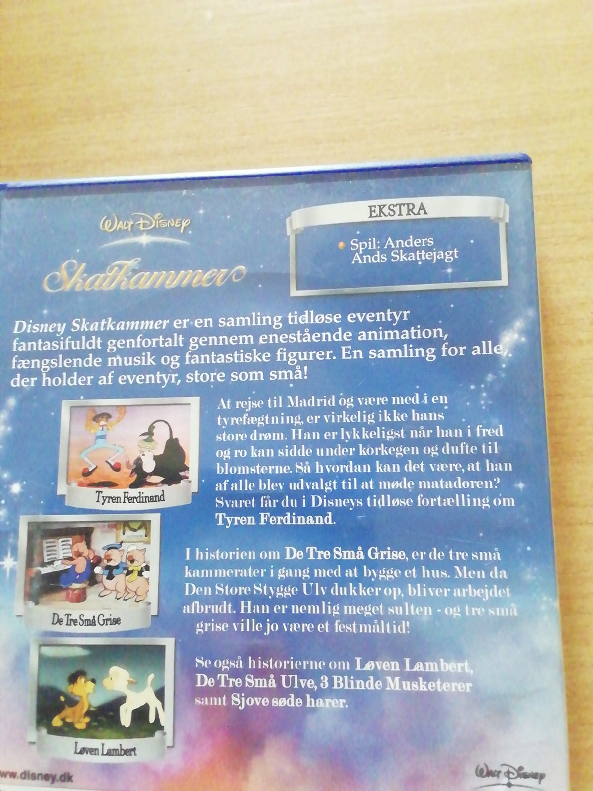 Skatkammer, instruktør Walt Disney, DVD