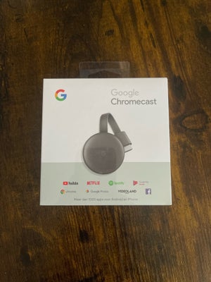 Chromecast, Google, Perfekt, Helt ny og uåbnet Google Chromecast sælges. 