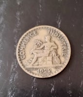 Vesteuropa, mønter, 1922