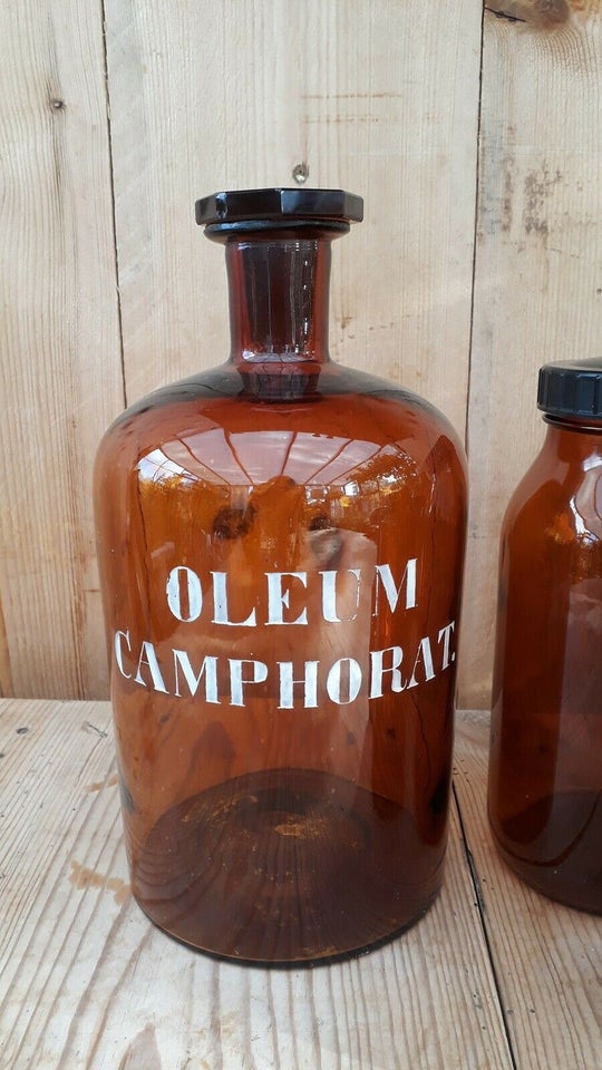 Apoteker- flasker og glas, Holmegaard