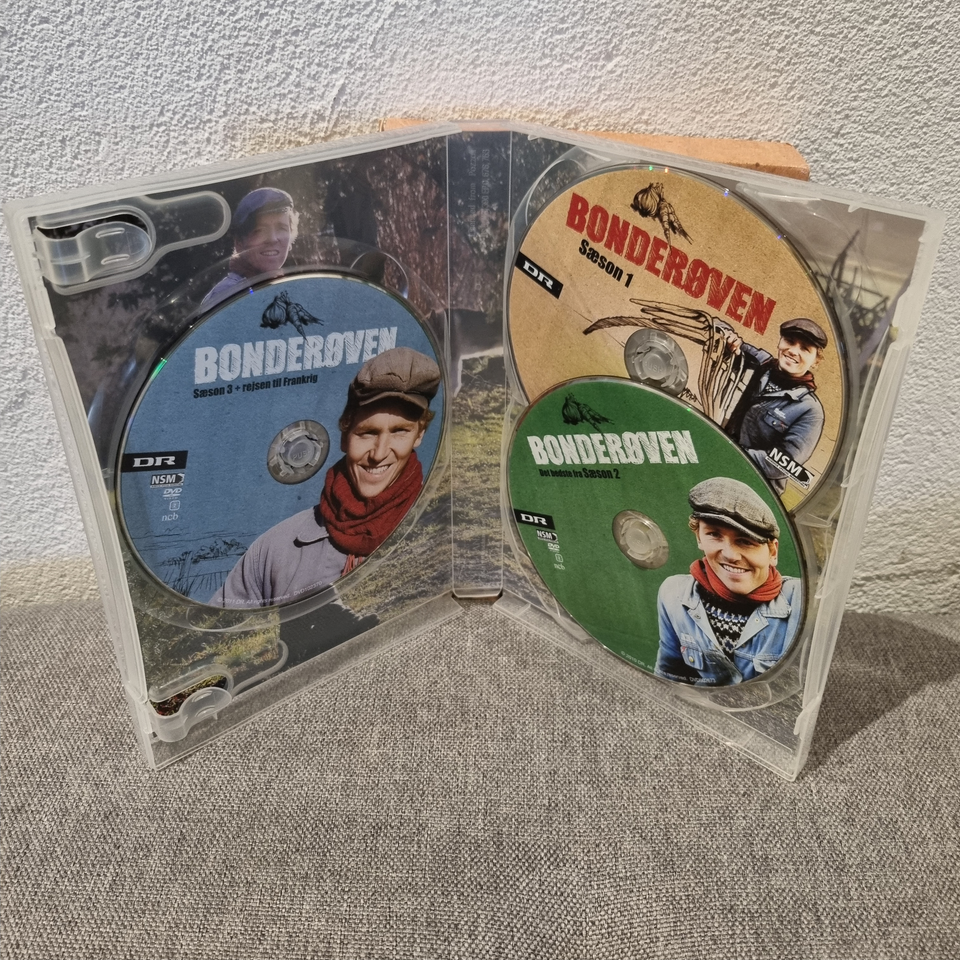 Bonderøven Sæson 1-3, DVD, TV-serier