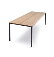 Spisebord, Eg og sort stål, DK3