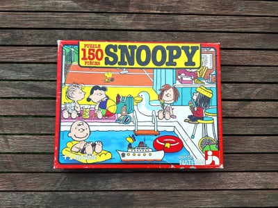 Sjældent retro puslespil med SNOOPY, Puzzle Nathan, puslespil, Retro puslespil med Snoopy. 150 brikk