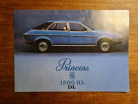 Princess modelbrochure fra 1975.
Princess kalde...