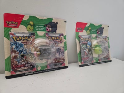 Samlekort, Pokemon 2pack blisters med viskelæder (figur), Helt nye og forseglet back to school erase