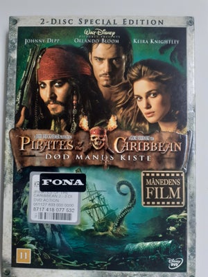 Pirates of the caribbean , DVD, action, Stadig i folie